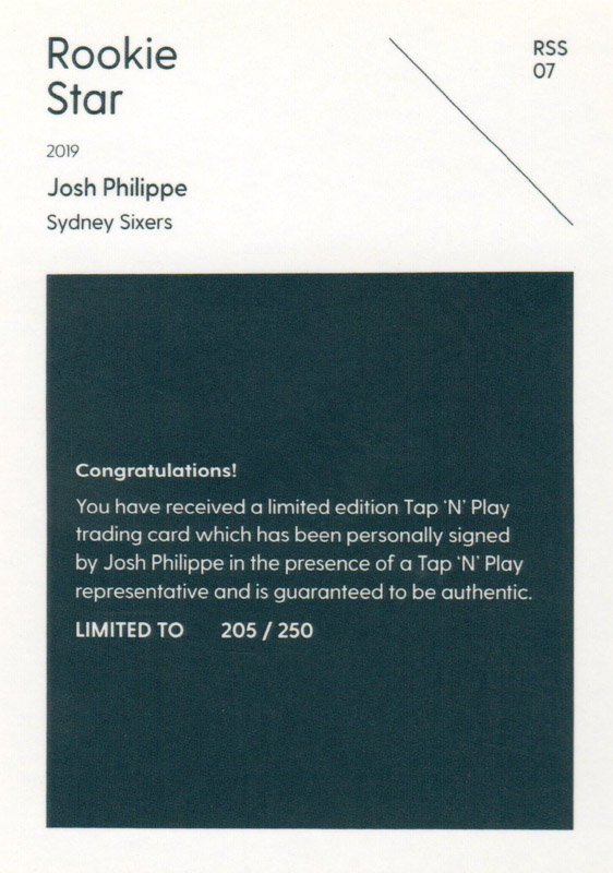 Josh Philippe back