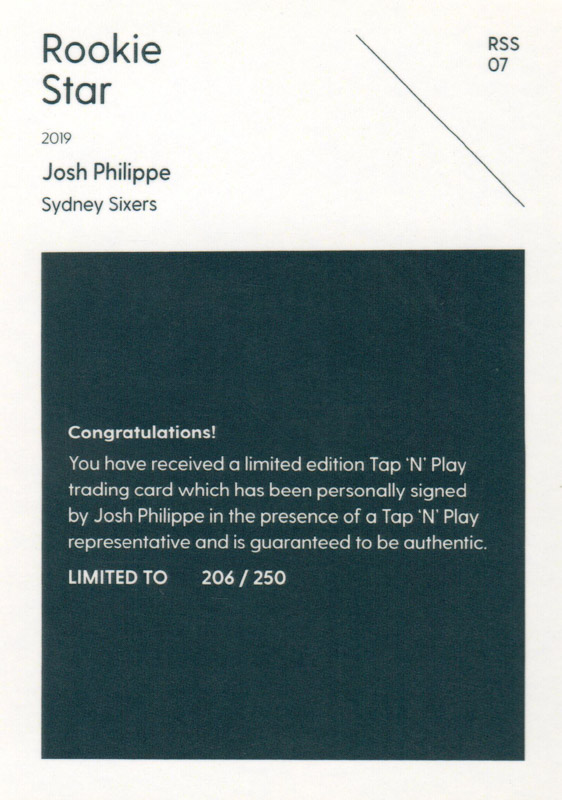 Josh Philippe back