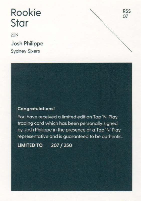 Josh Philippe back