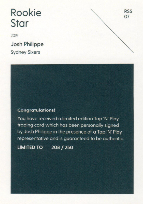 Josh Philippe back