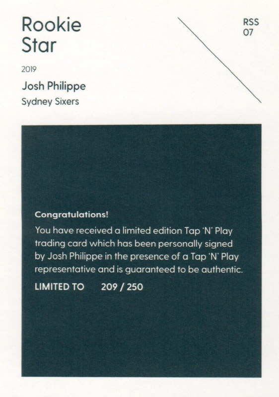 Josh Philippe back