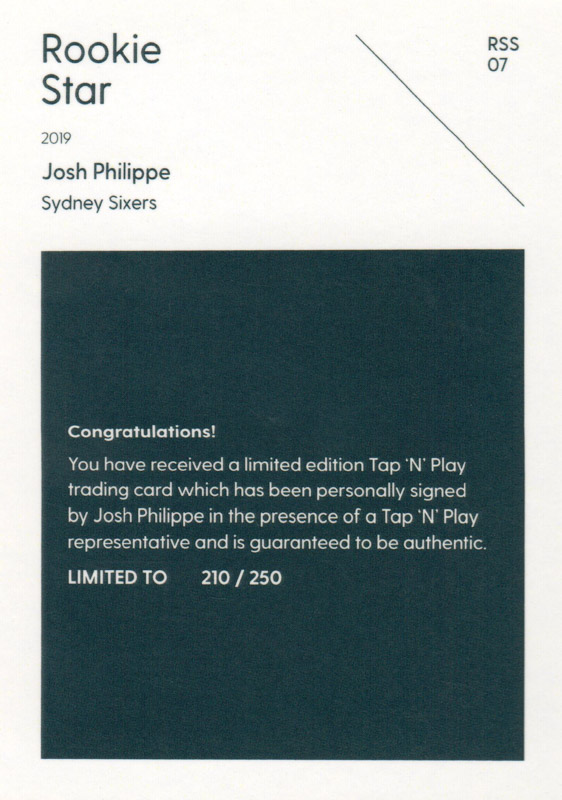 Josh Philippe back