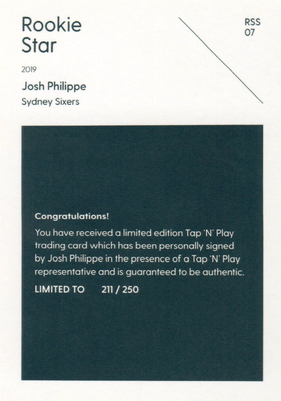 Josh Philippe back