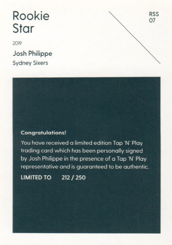 Josh Philippe back