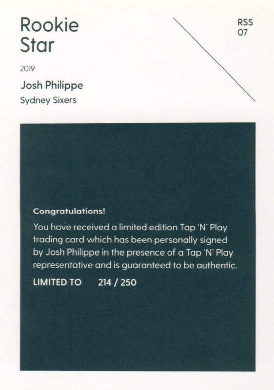 Josh Philippe back