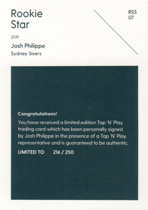 Josh Philippe back