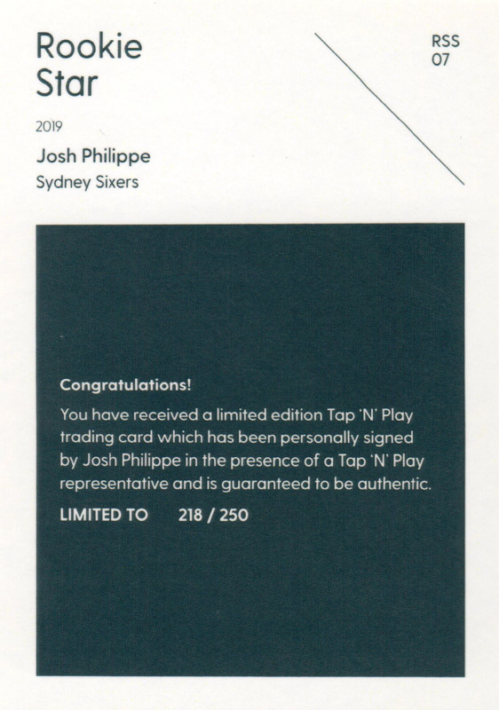 Josh Philippe back