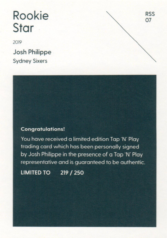 Josh Philippe back