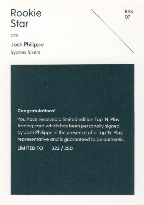 Josh Philippe back