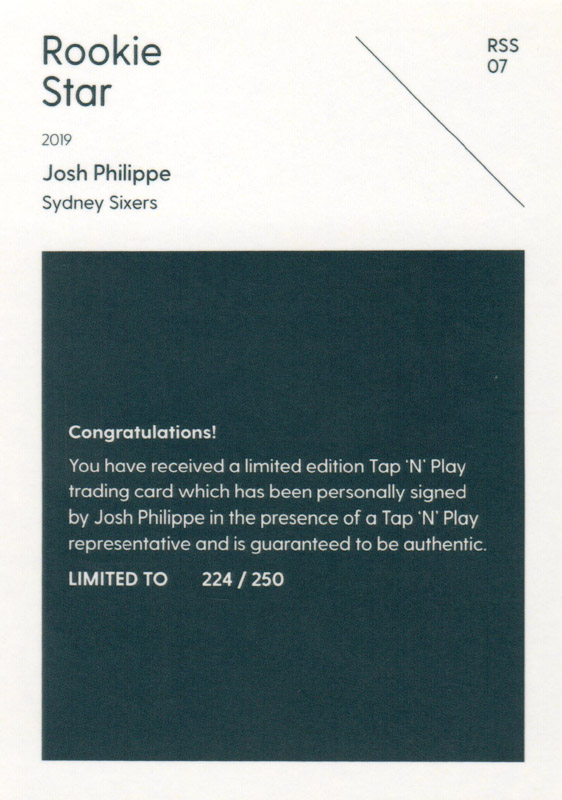 Josh Philippe back