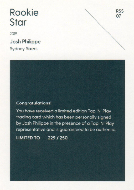 Josh Philippe back