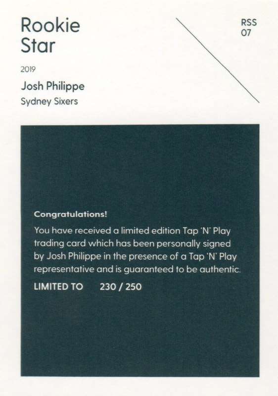 Josh Philippe back