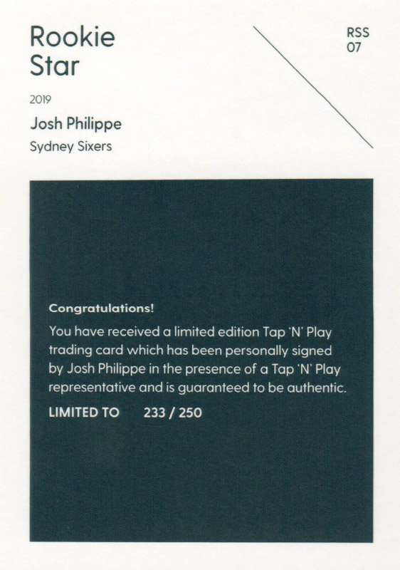 Josh Philippe back