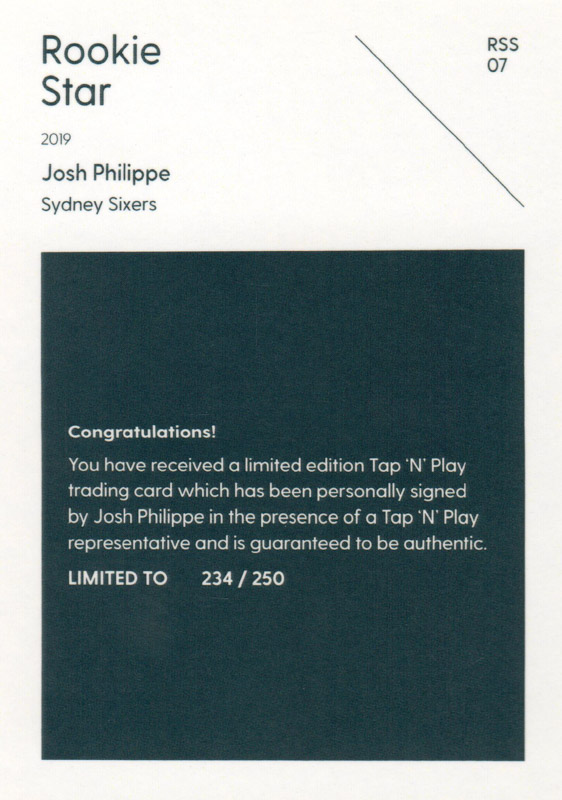 Josh Philippe back