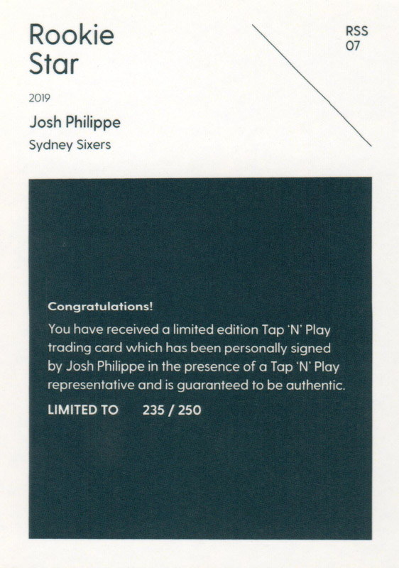 Josh Philippe back