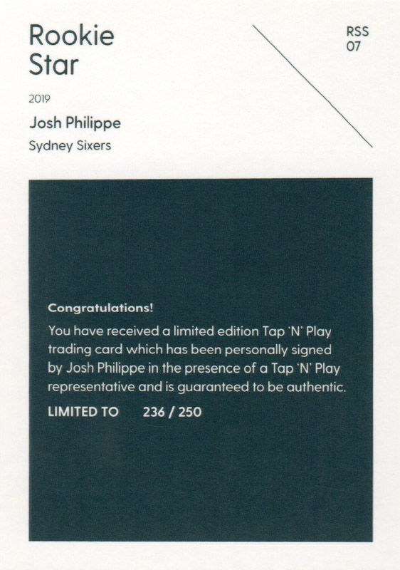 Josh Philippe back