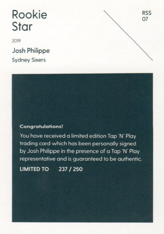 Josh Philippe back