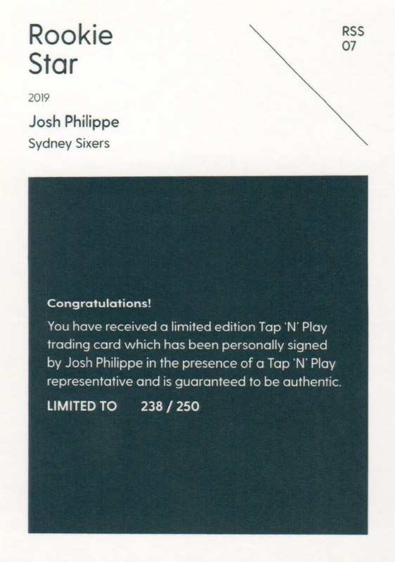 Josh Philippe back