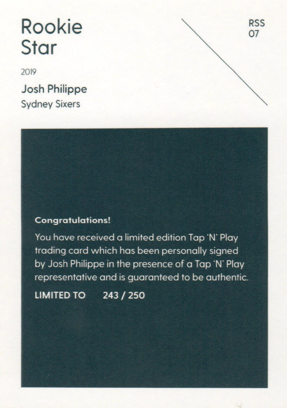 Josh Philippe back