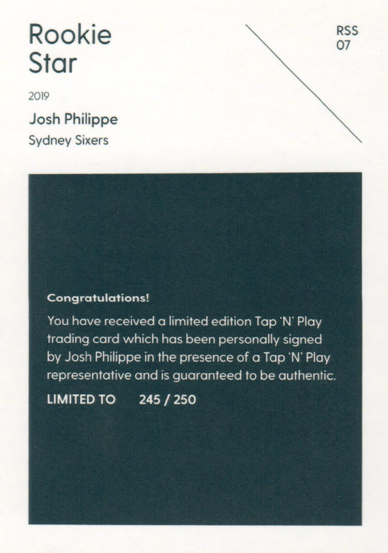 Josh Philippe back