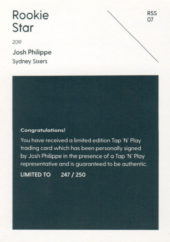 Josh Philippe back