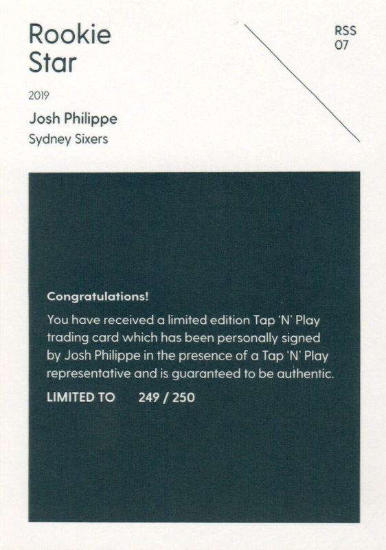 Josh Philippe back