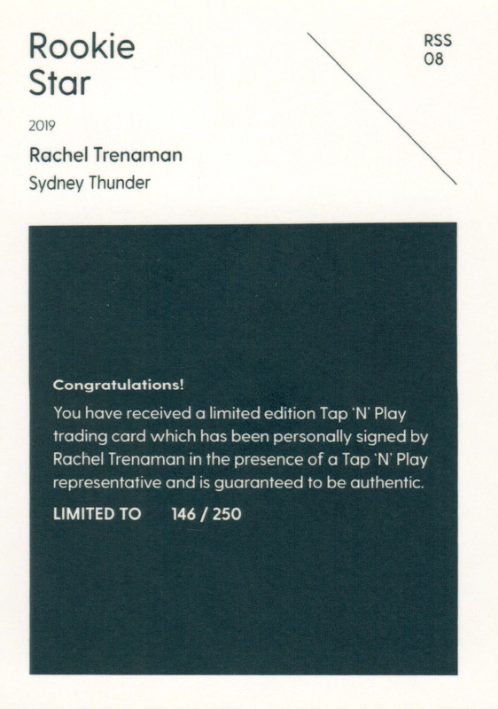 Rachel Trenaman back