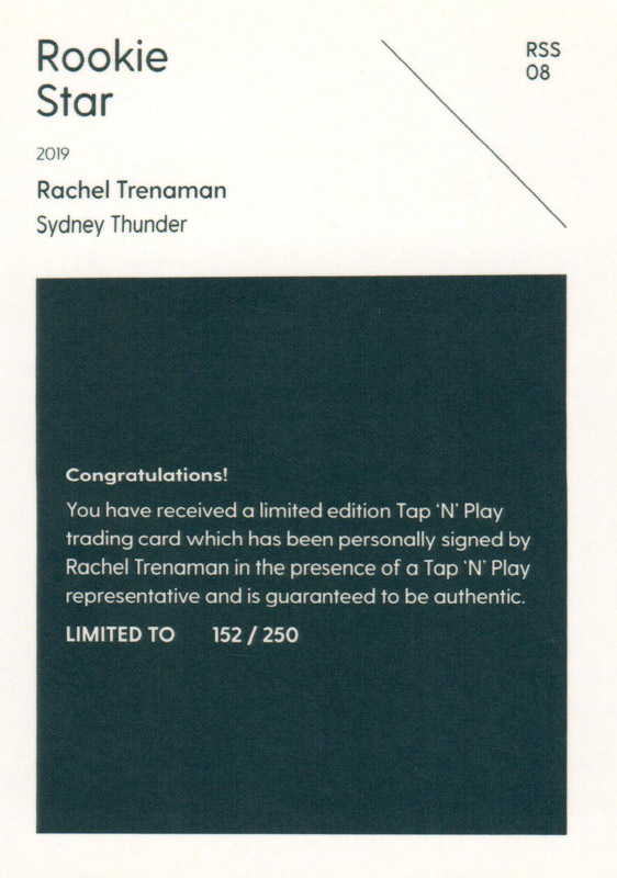 Rachel Trenaman back