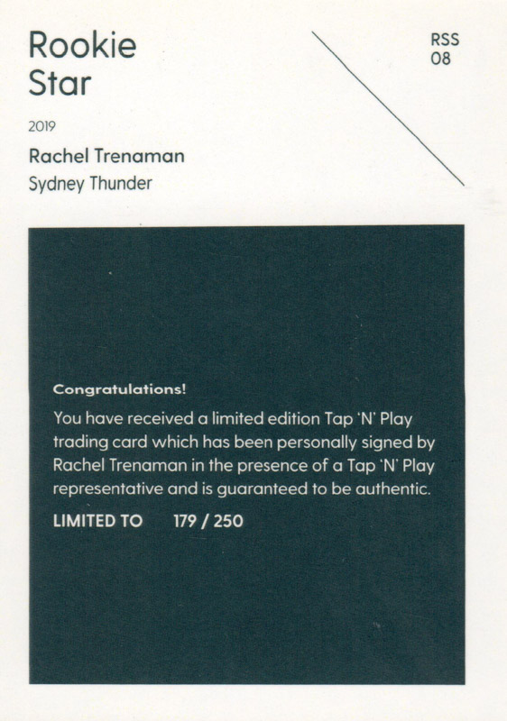 Rachel Trenaman back