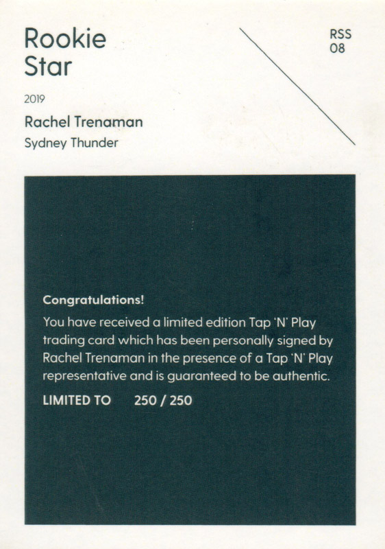 Rachel Trenaman back