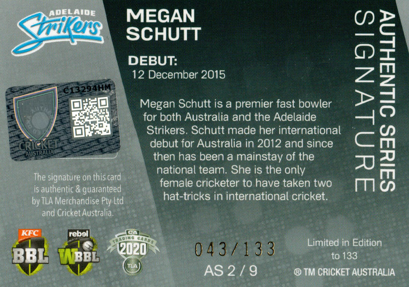 Megan Schutt back
