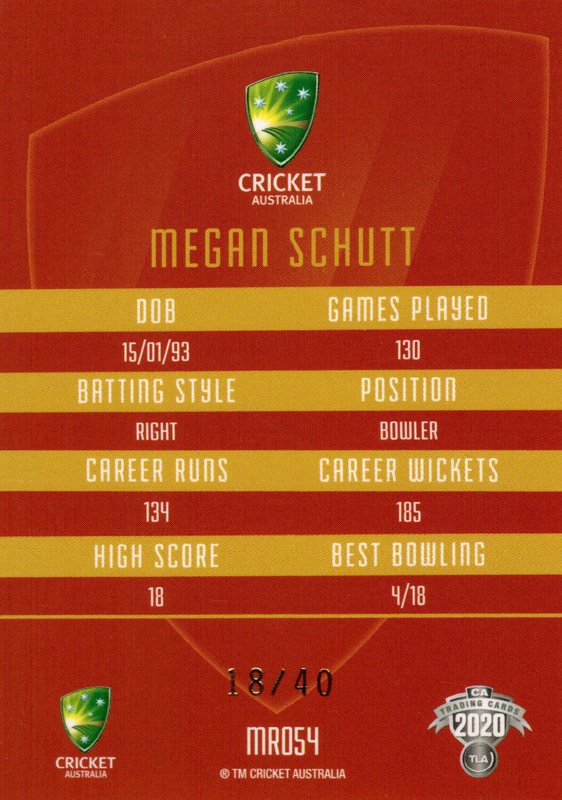 Megan Schutt back