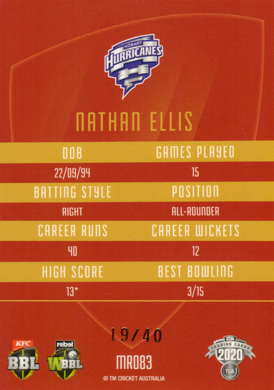 Nathan Ellis back