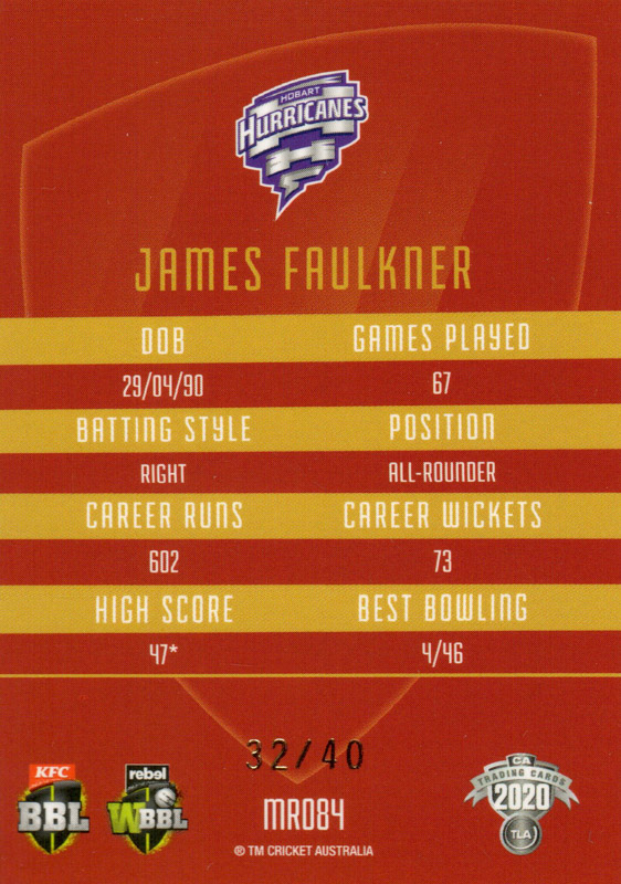 James Faulkner back