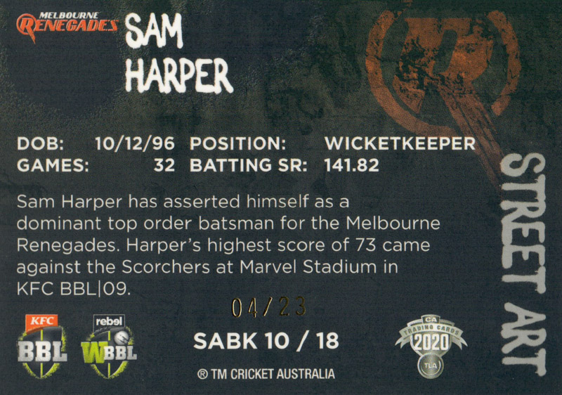 Sam Harper back