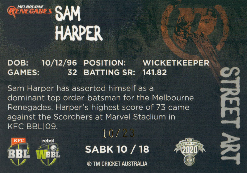 Sam Harper back