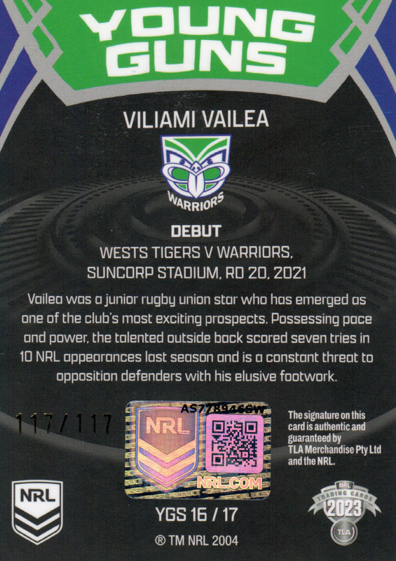 Viliami Vailea back