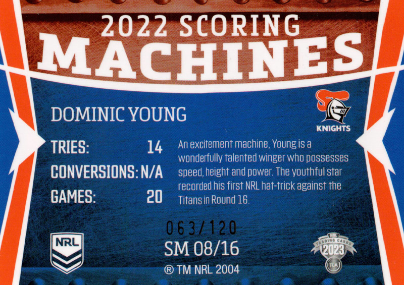 Dominic Young back