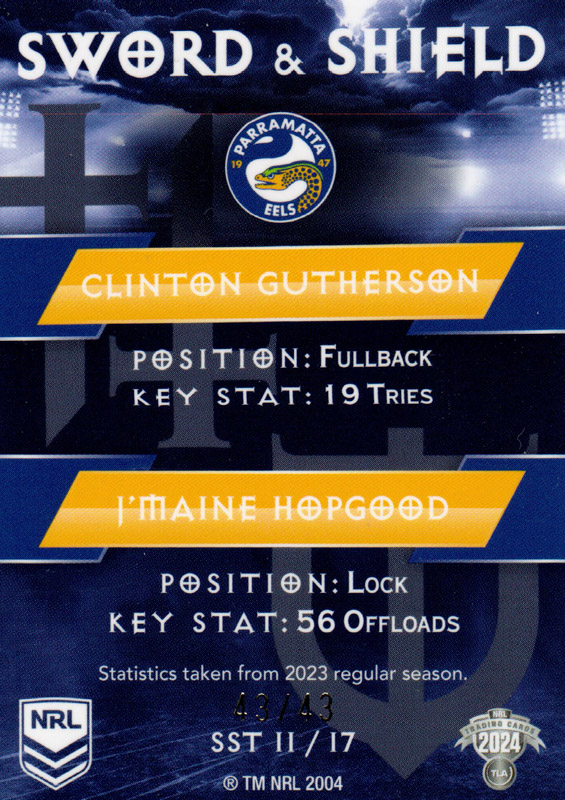 Clinton Gutherson / J’Maine Hopgood back