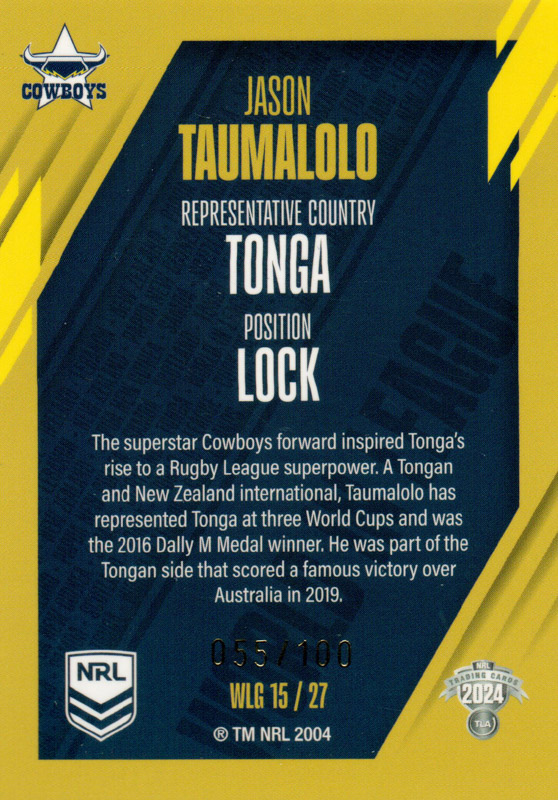 Jason Taumalolo back