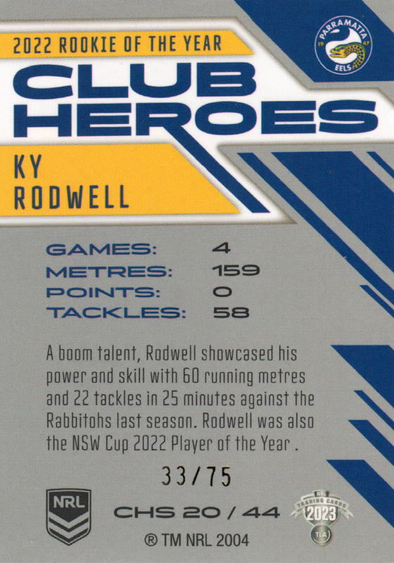 Ky Rodwell back