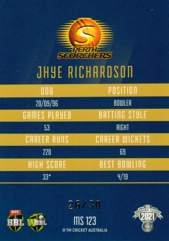 Jhye Richardson back
