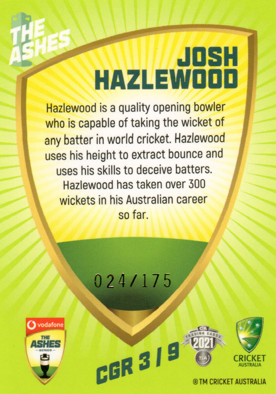 Josh Hazlewood back
