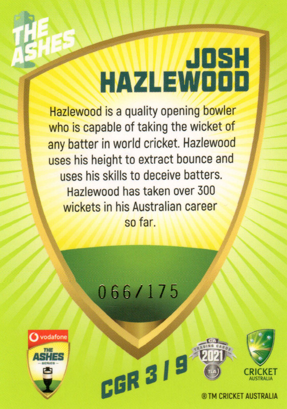 Josh Hazlewood back
