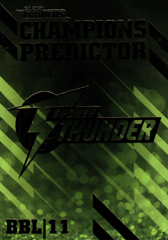 Sydney Thunder - BBL 11