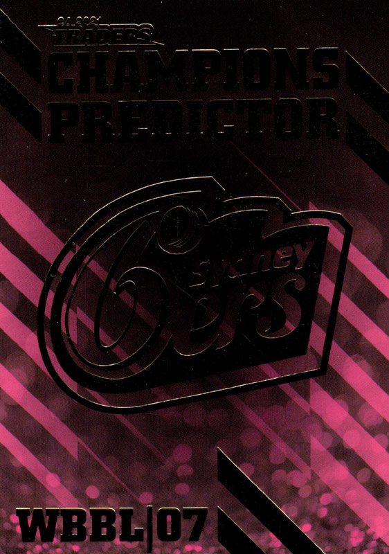 Sydney Sixers - WBBL 7