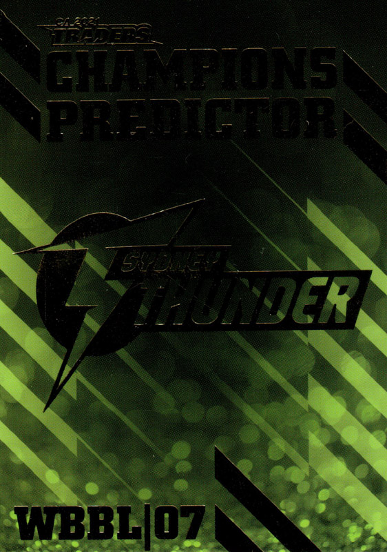 Sydney Thunder - WBBL 7