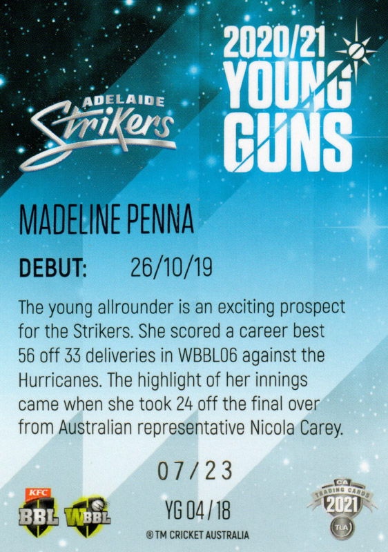 Madeline Penna back