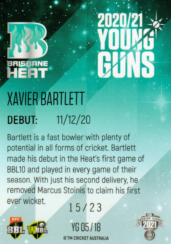 Xavier Bartlett back
