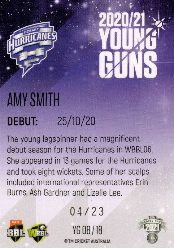Amy Smith back